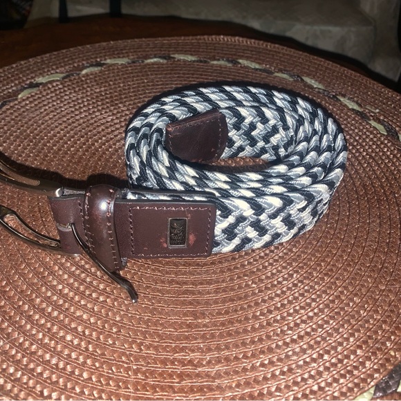 Greg Norman Men’s Stretch Braided Golf Belt - Picture 1 of 5